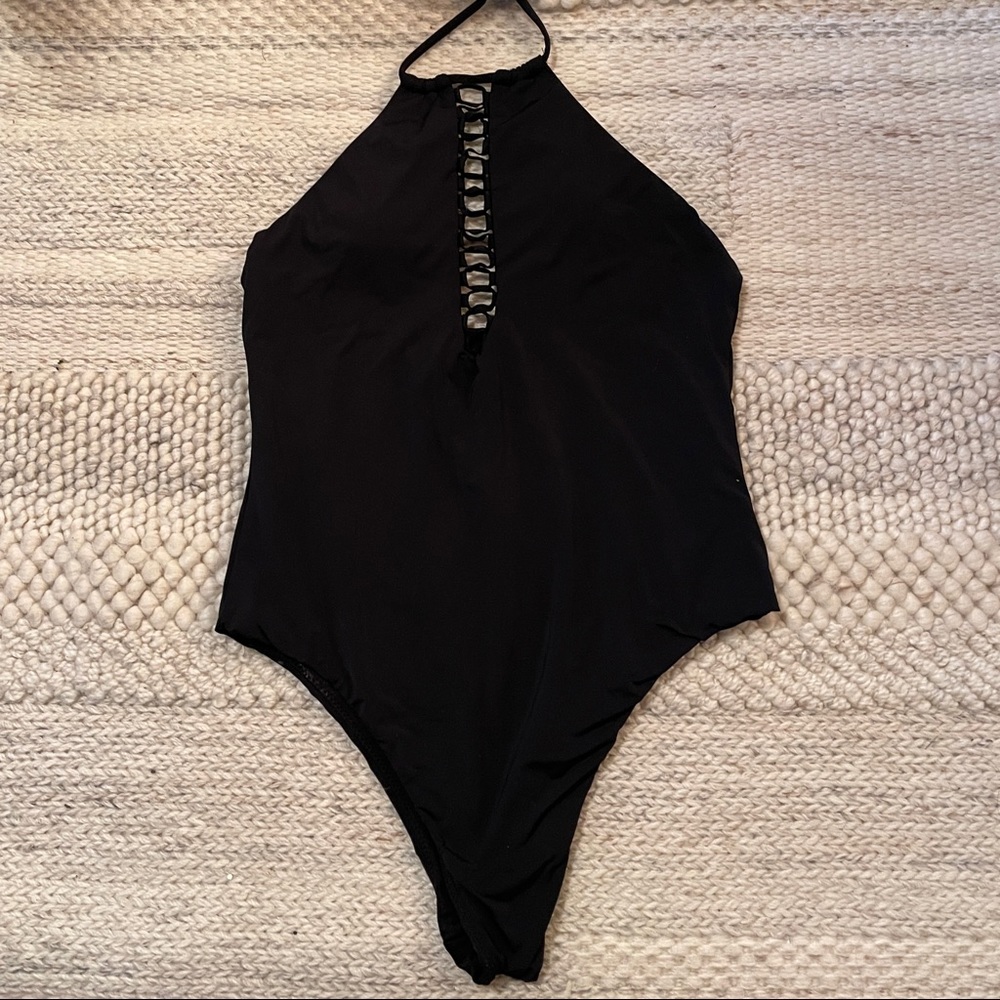 Black one Piece Bathing Suit from Altar’d State. M